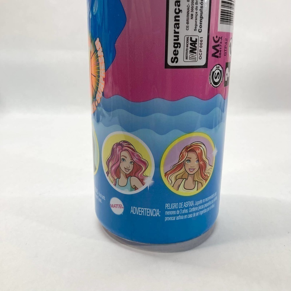 BARBIE Color Reveal Metallic Sunny N' Cool Series Doll 7 Surprises Orange Tube - Picture 15 of 15